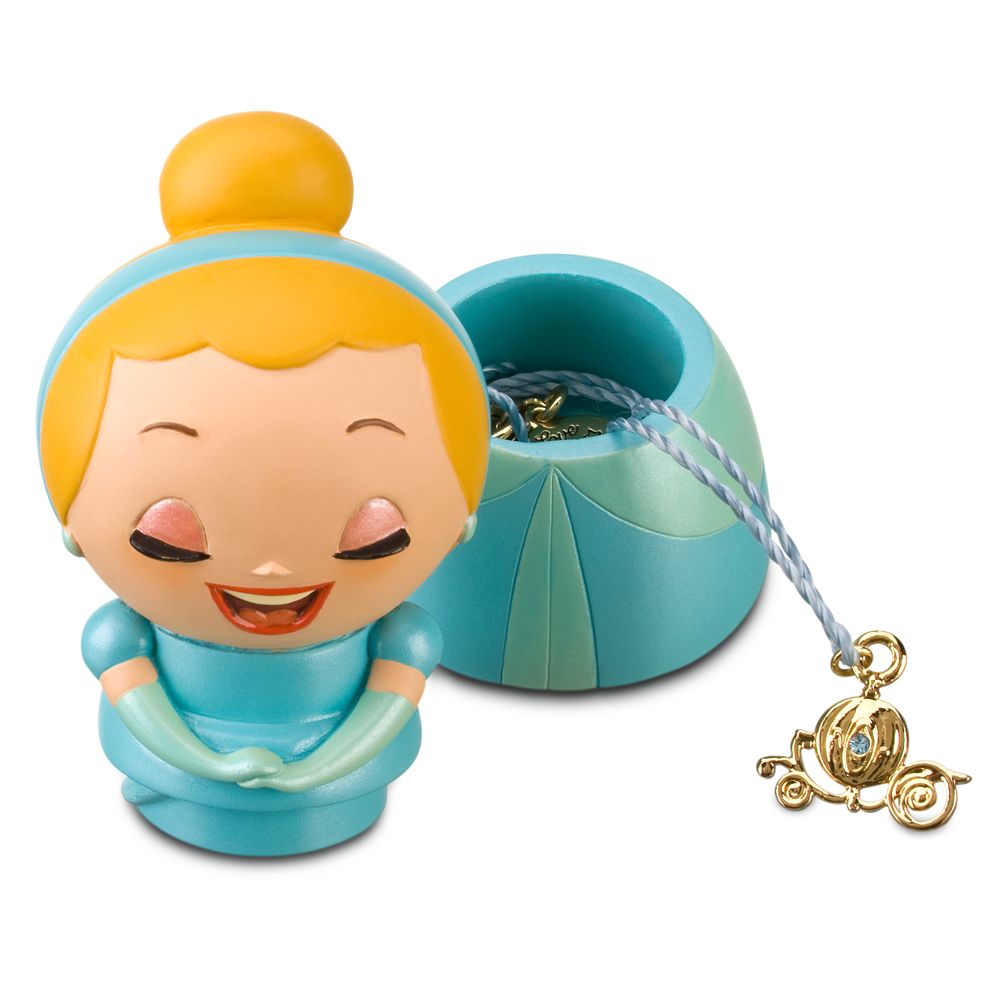 Kidada for Disney Store Wish-a-Little Cinderella Figure with Charm Necklace