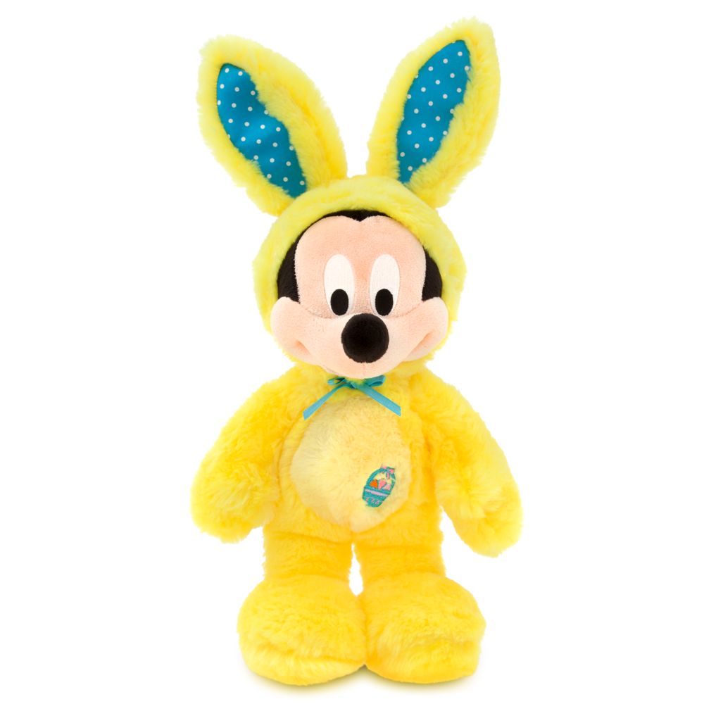 disney easter bunny large plush mickey mouse