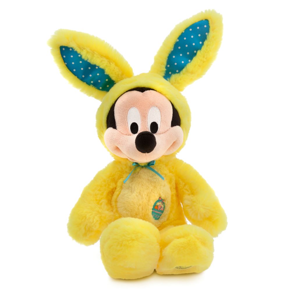 disney easter bunny large plush mickey mouse