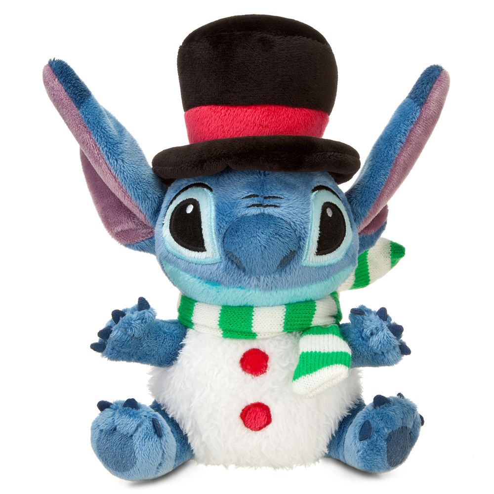 Snowman Stitch Mini Bean Bag Plush Toy -- 8 H
