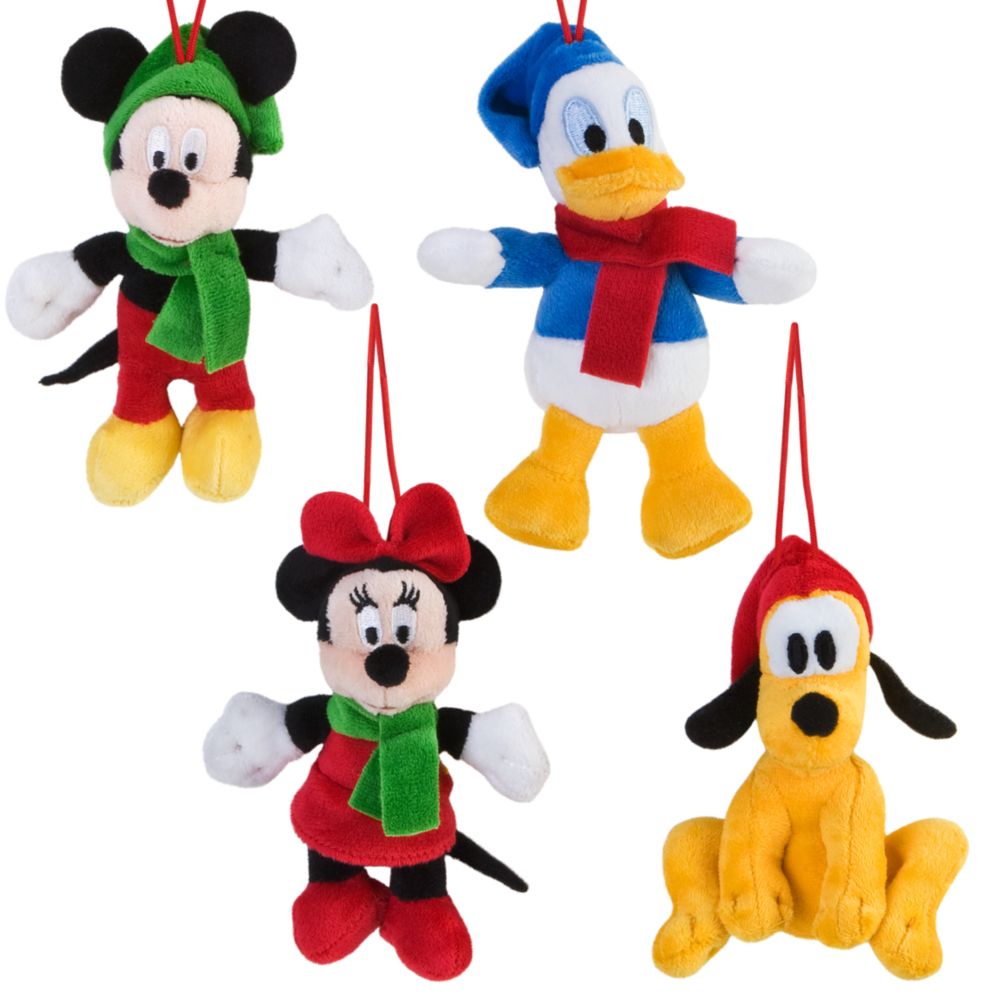 Share the Magic Mickey Mouse Plush Ornament Set -- 4-Pc.