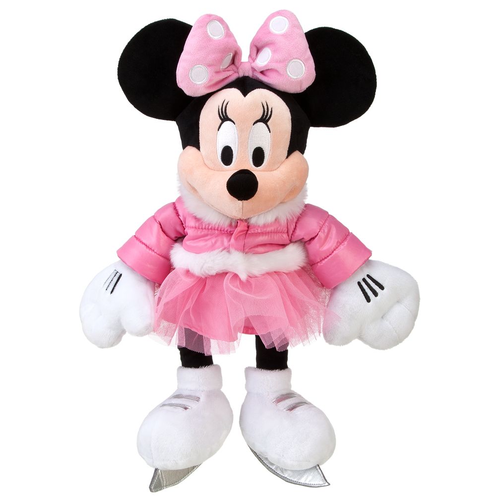 2011 Ice Skating Minnie Mouse Plush Toy -- 20 H