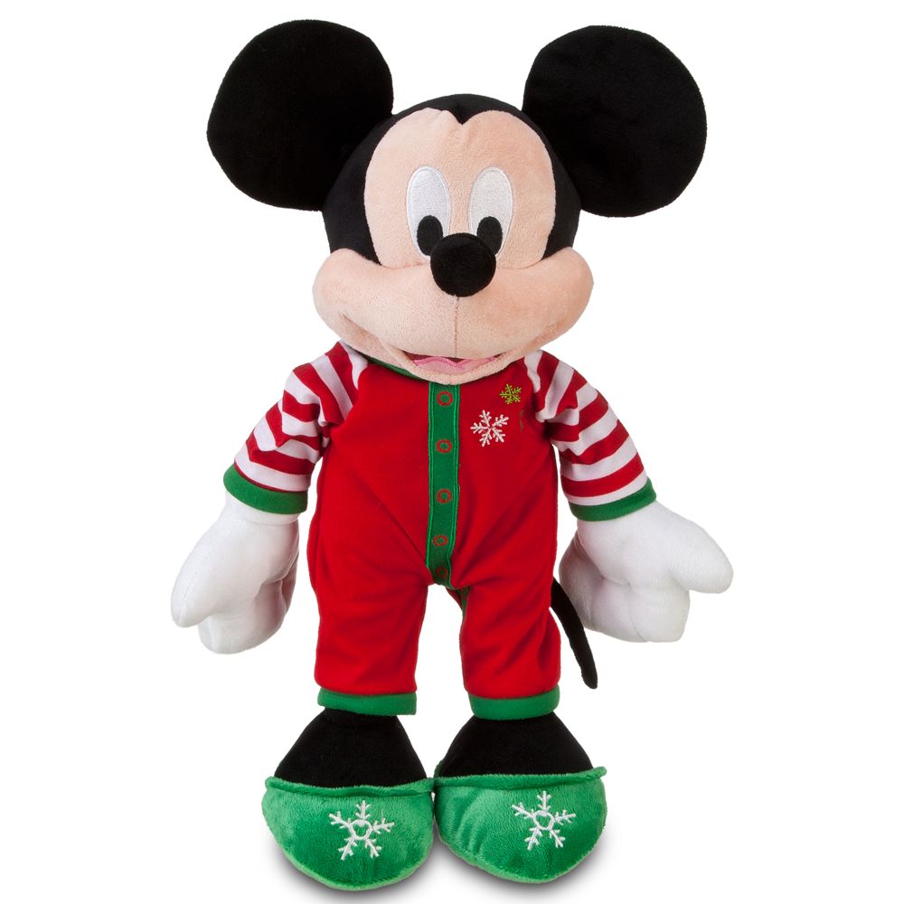 2011 Share the Magic Holiday Pajamas Mickey Mouse Plush Toy -- 13 H