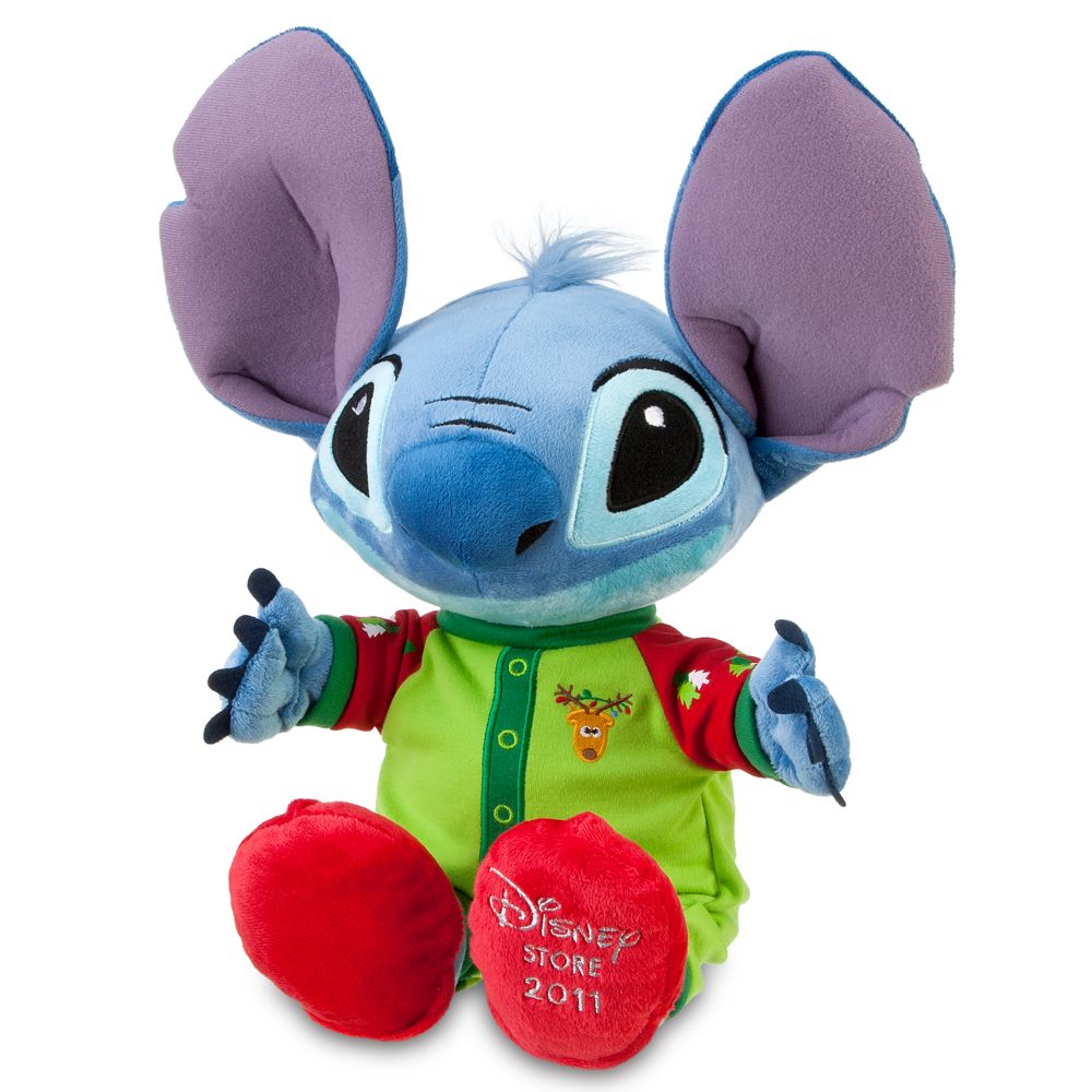 2011 Holiday Pajamas Stitch Plush Toy -- 19 H