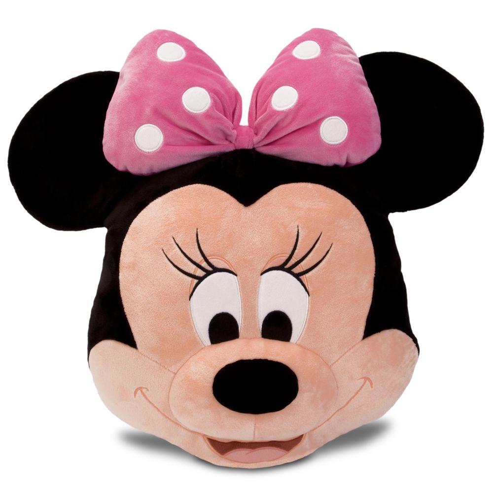 Minnie Mouse Plush Pillow - Pink - 16''