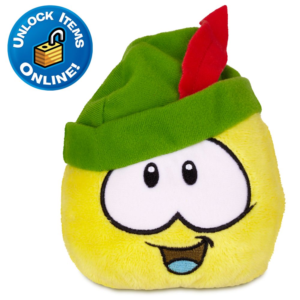 Club Penguin Sherwood Yellow Pet Puffle Plush -- 4'' H