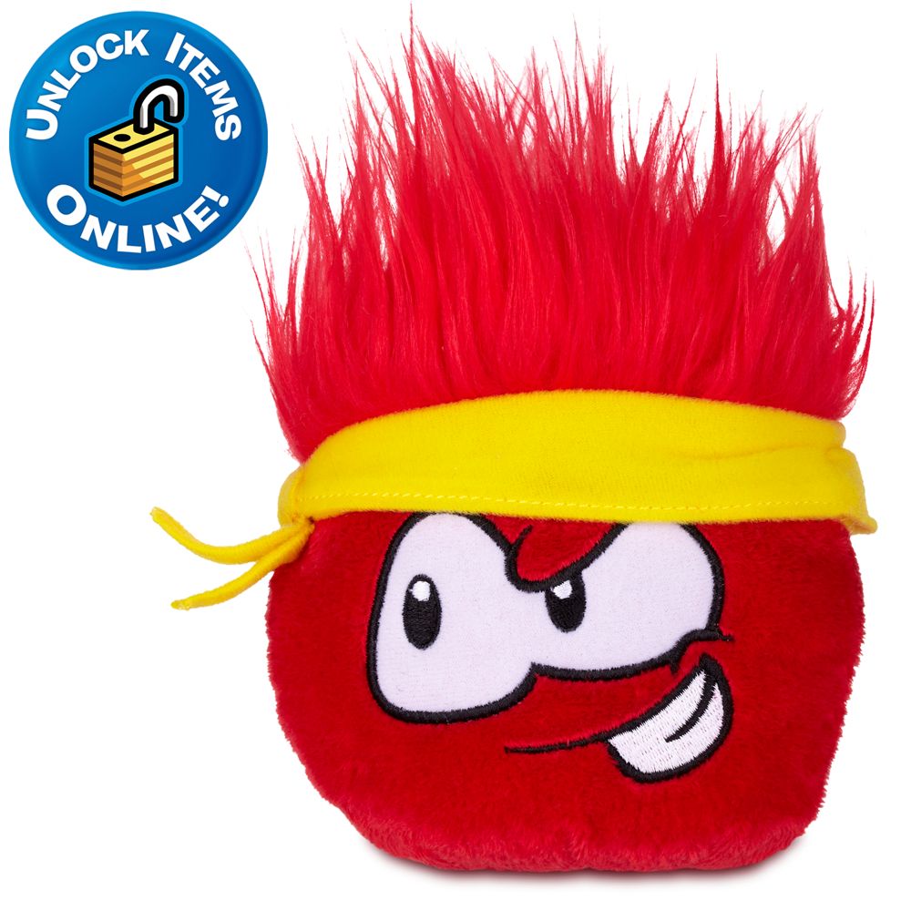 Club Penguin Red Pet Puffle Plush -- 4'' H