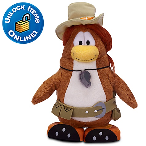 Club Penguin PH do Puffle Handler Toy pinguim de pelúcia - 6'' H