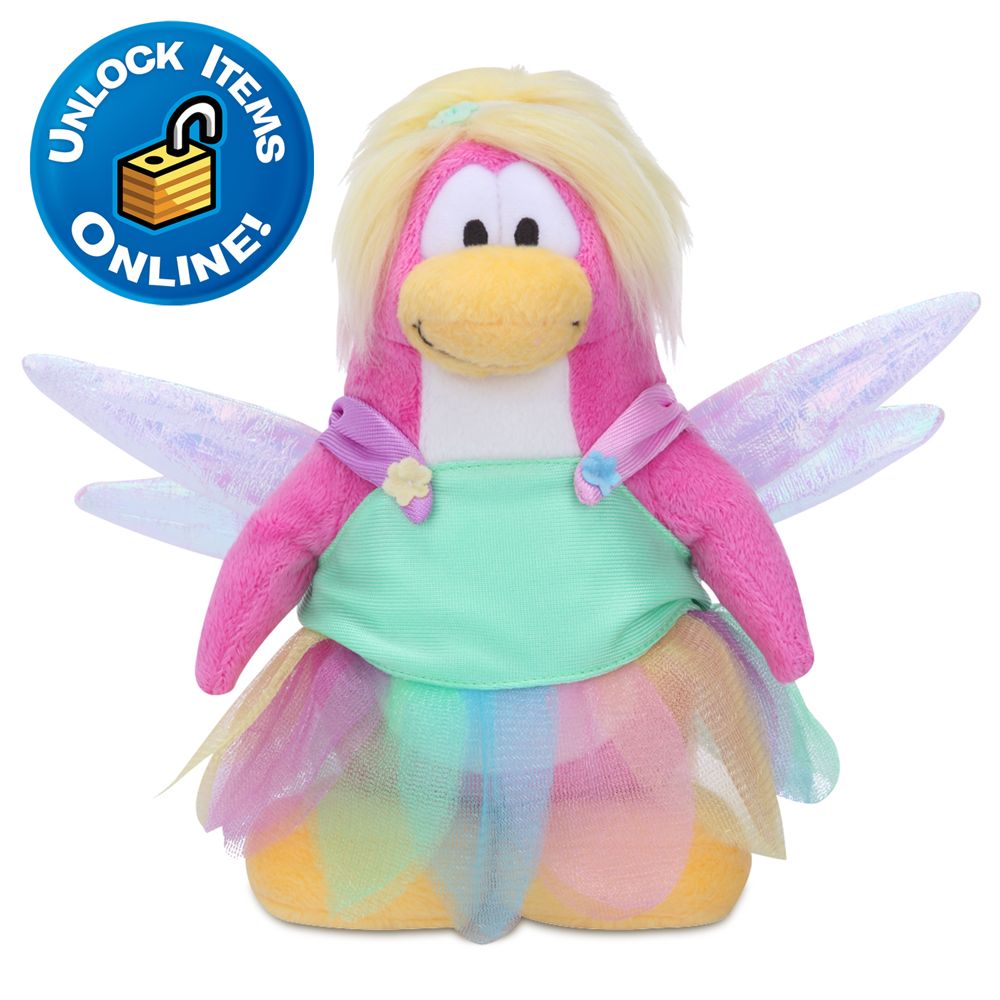 Club Penguin Faery Penguin Plush Toy -- 6'' H
