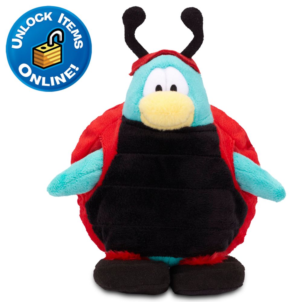 Club Penguin Ladybug Penguin Plush Toy -- 6''