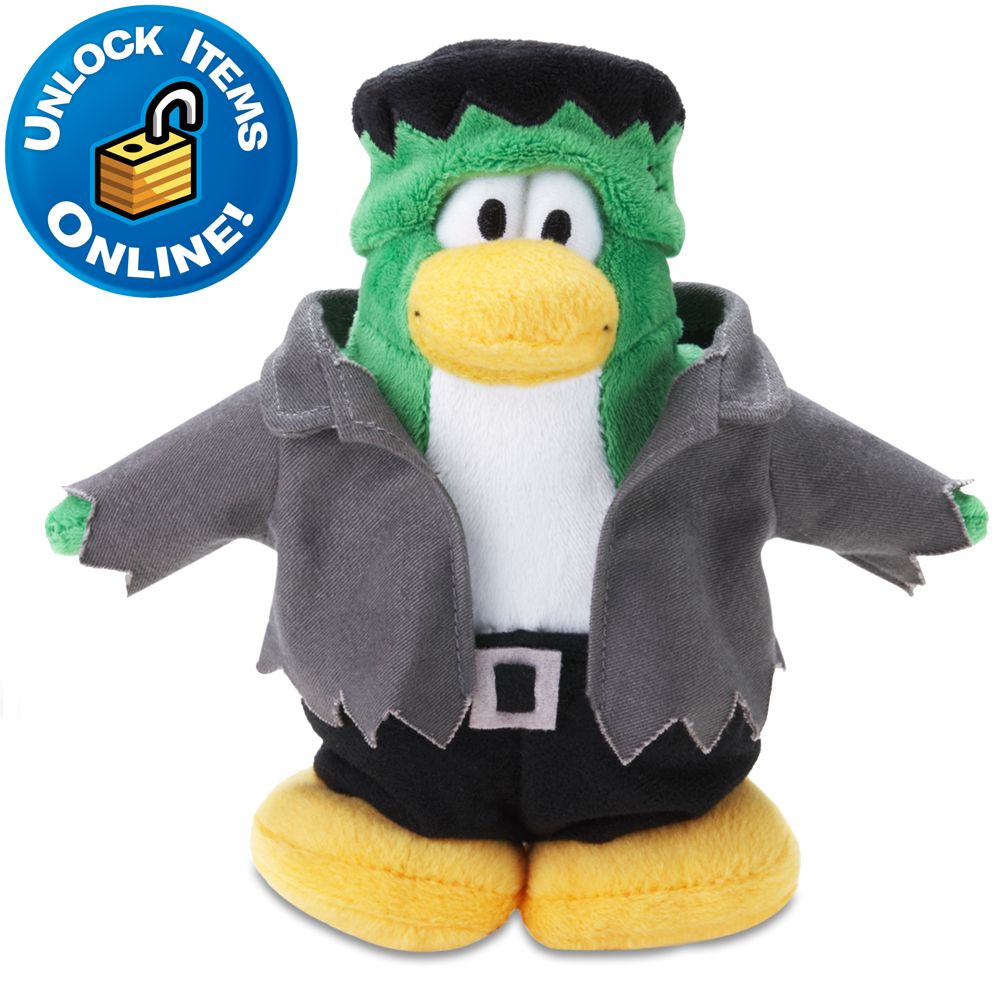 Club Penguin Frankenpenguin Plush Toy -- 6'' H