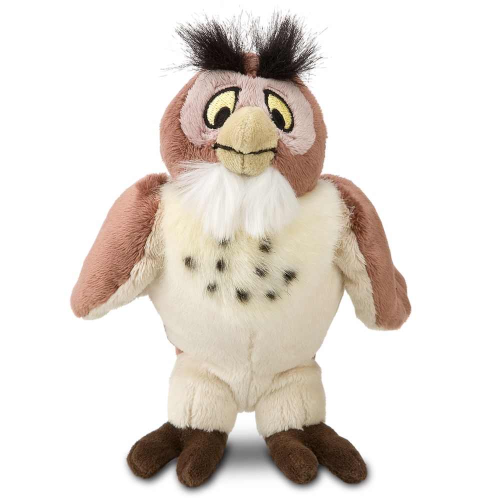 Mini Bean Bag Winnie the Pooh Owl Plush Toy -- 8 1/2'' H