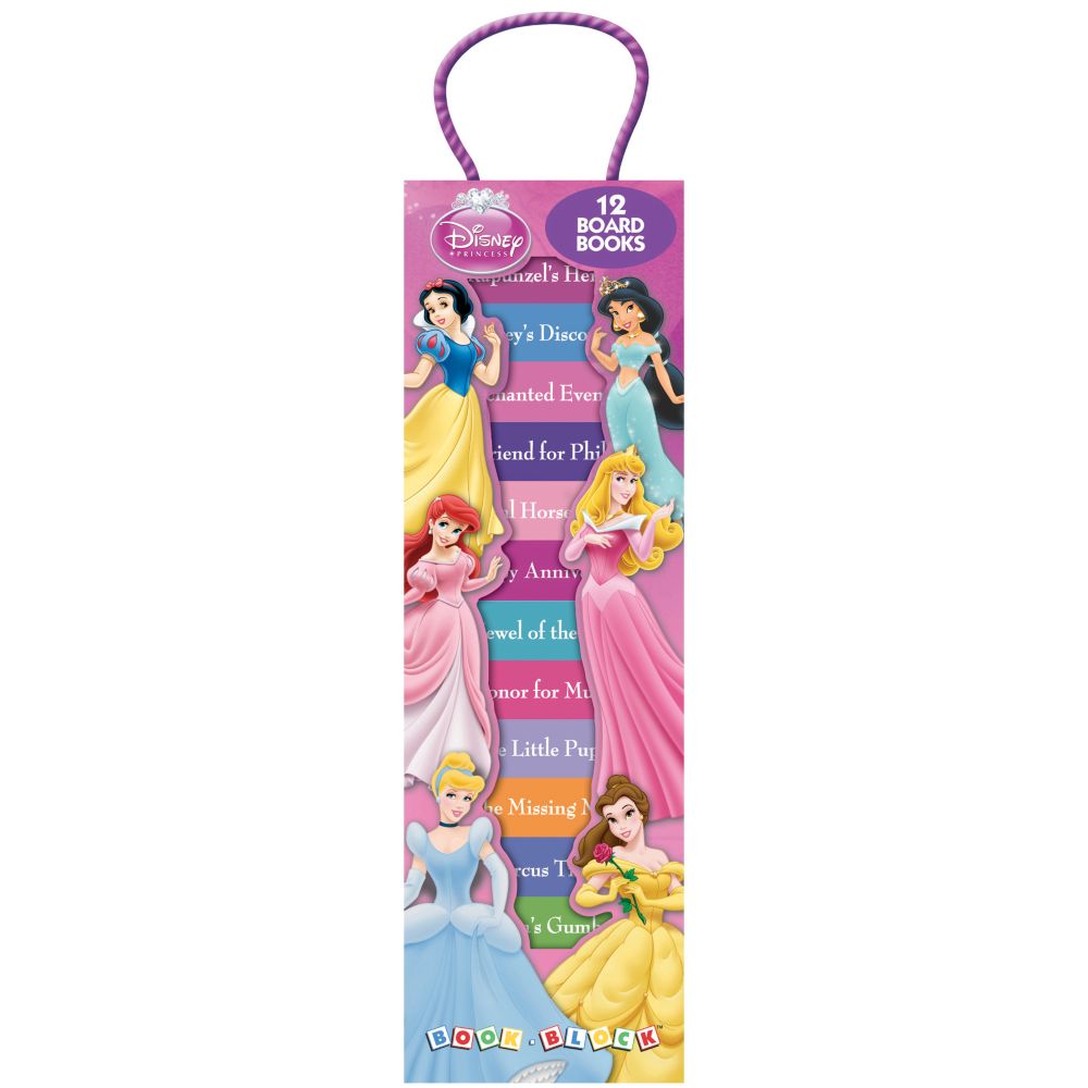 Disney Princess Book Block Set -- 12-Pc.