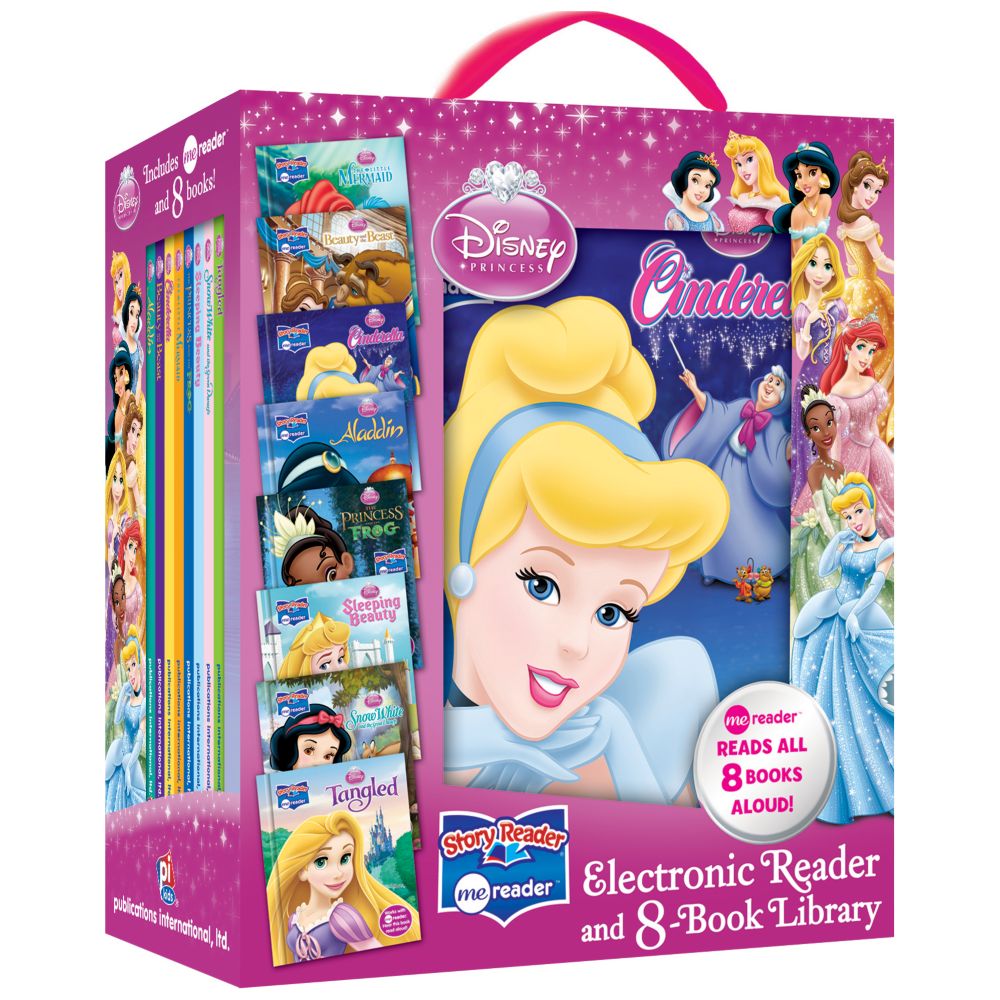 Electronic Reader and 8-Book Library -- Disney Princess