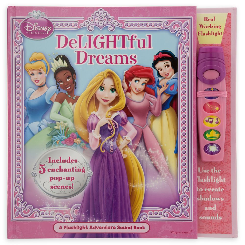Disney Princess ''Delightful Dreams'' Book with Sound Flashlight