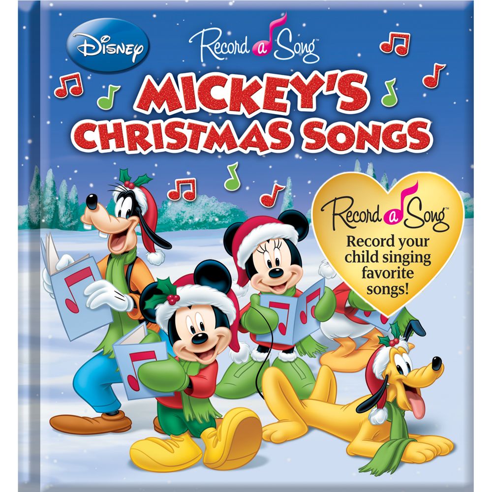 Mickey's Christmas Songs Record-A-Song Book