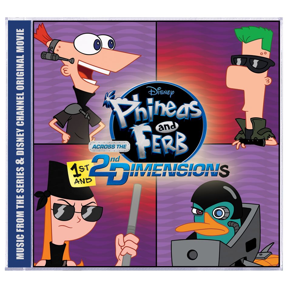 Phineas and Ferb: Across the 1st and 2nd Dimensions Soundtrack CD