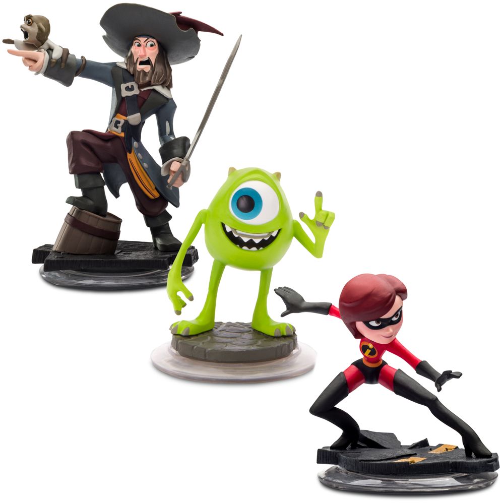 Disney Infinity Sidekicks - Mike, Mrs. Incredible and Capt. Barbossa - Pre-Order