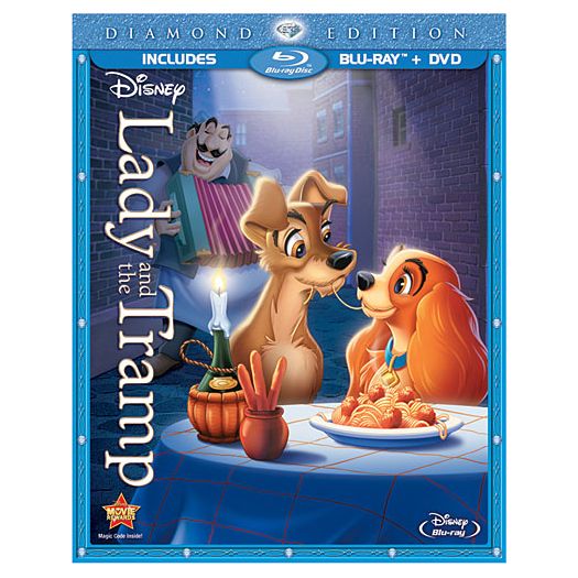 2-Disc Diamond Edition Lady and the Tramp Blu-ray and DVD Combo Pack