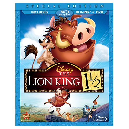 The Lion King 1 1/2 Special Edition Blu-ray and DVD Combo Pack