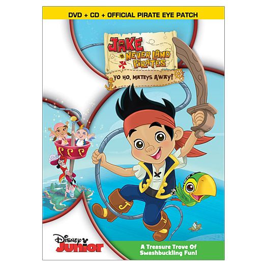Jake and the Never Land Pirates: Season 1, Volume 1 DVD + CD + Eye Patch