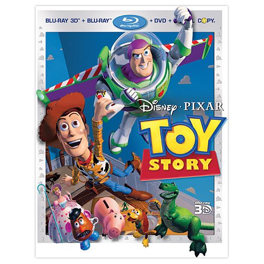4-Disc Toy Story Blu-ray 3-D + Blu-ray + DVD + Disney File Combo Pack