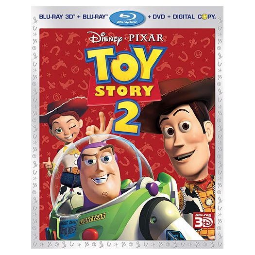 4-Disc Toy Story 2 Blu-ray 3-D + Blu-ray + DVD + Disney File Combo Pack
