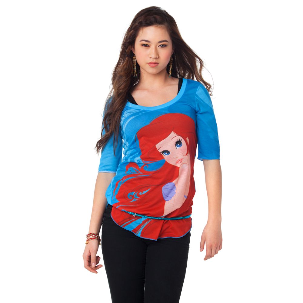 ''The Art of the Disney Princess'' Ariel Tee for Women by Disney Couture