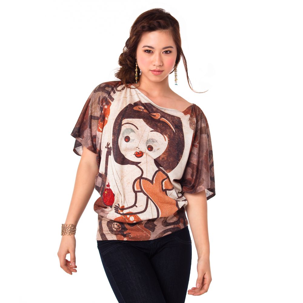 ''The Art of the Disney Princess'' Apple Snow White Tee for Women by Disney Couture