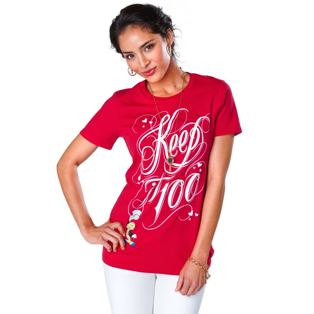 Kidada for Disney Store ''Keep It 100'' Jiminy Cricket Tee for Women