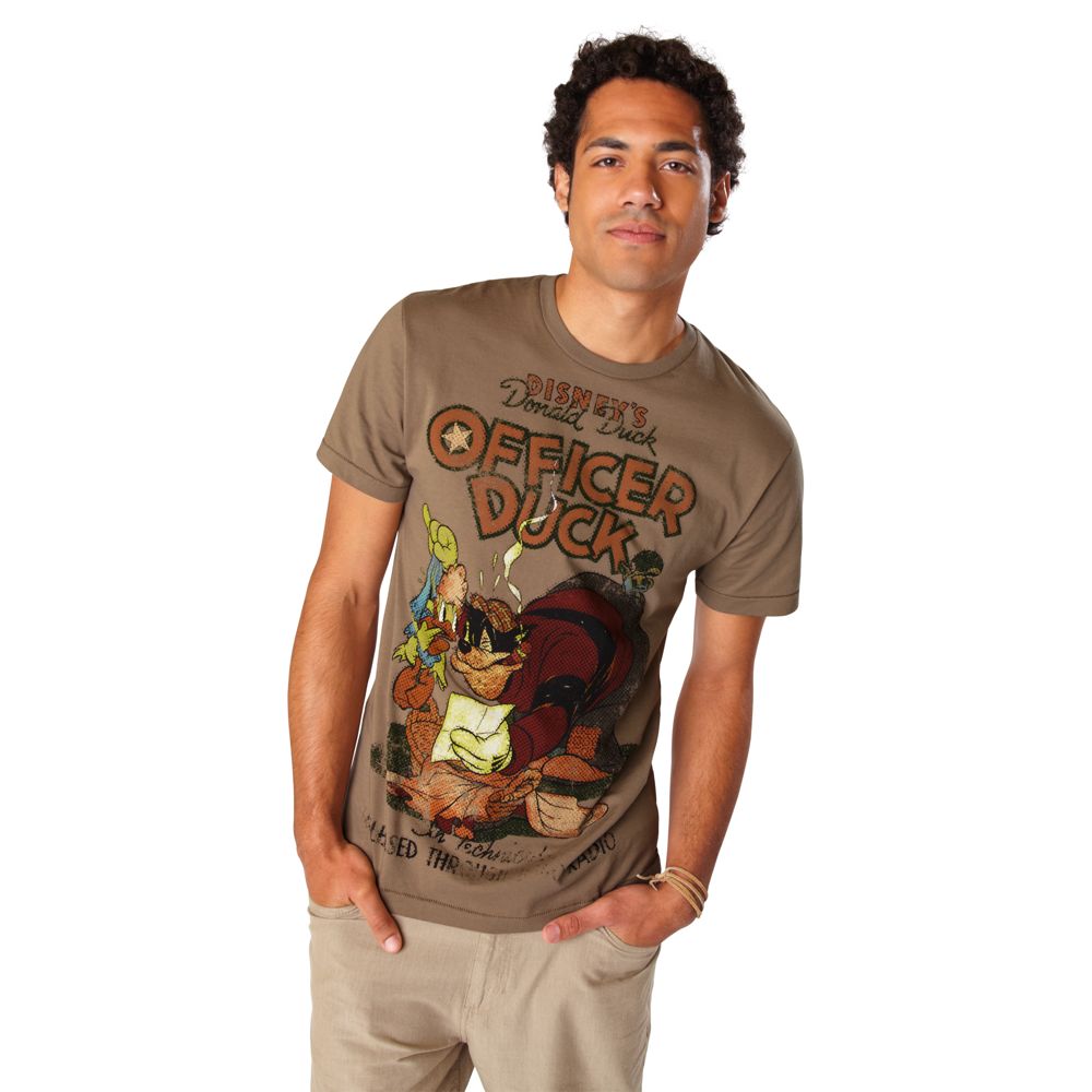 ''Officer Duck'' Donald Duck Tee for Men