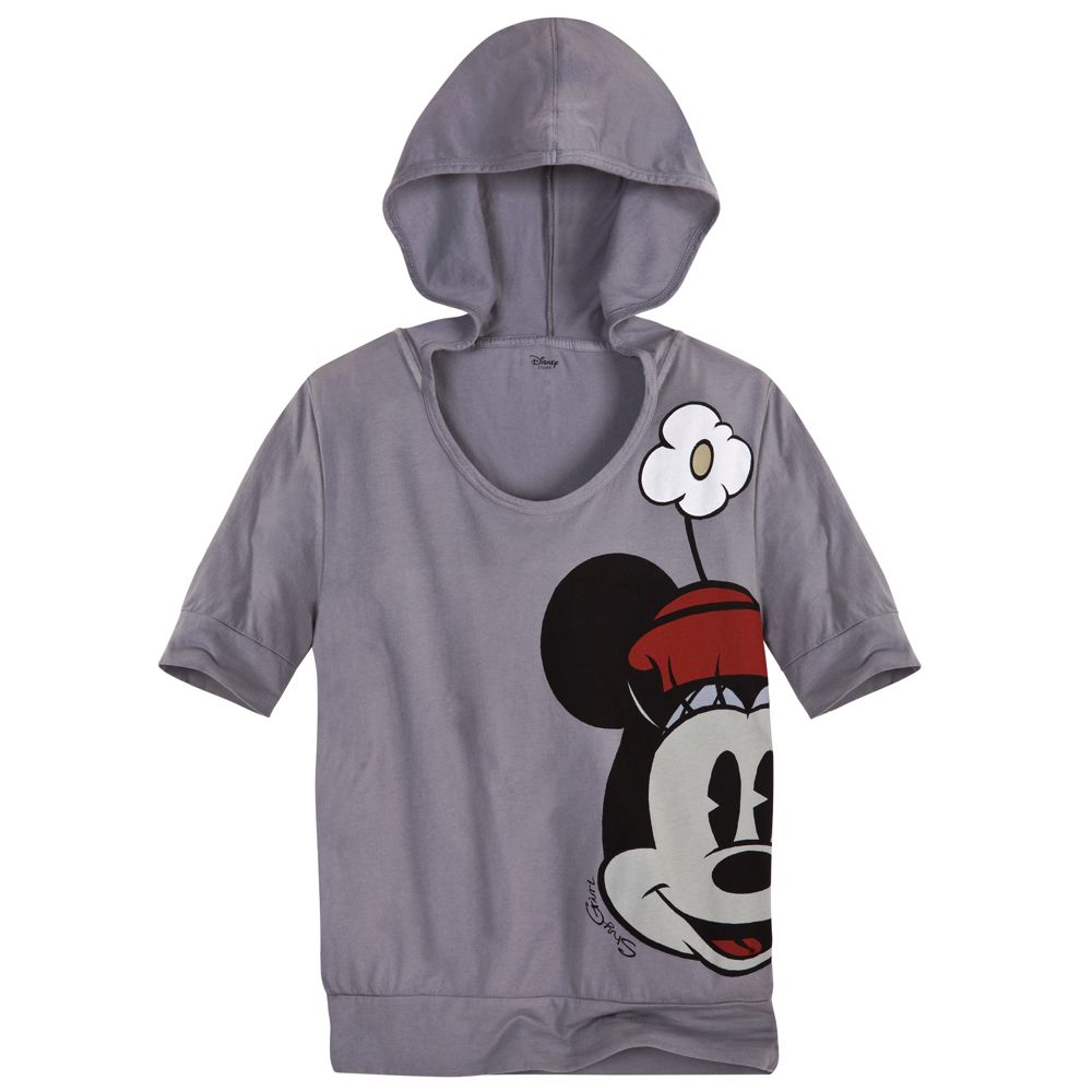 Hooded Minnie Mouse Fashion Tee for Women