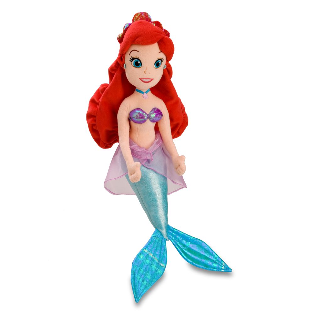 Plush Ariel Doll -- 20'' H
