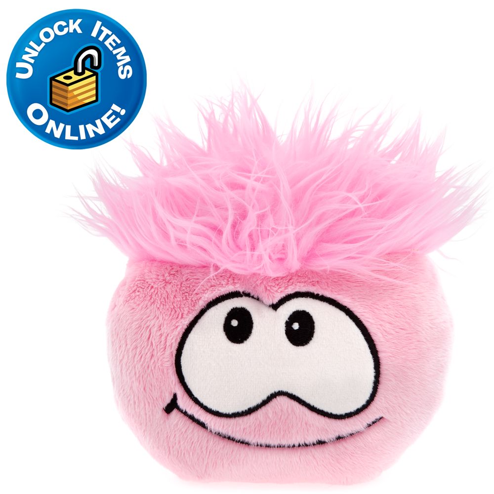 Club Penguin Pink Pet Puffle -- 6'' H