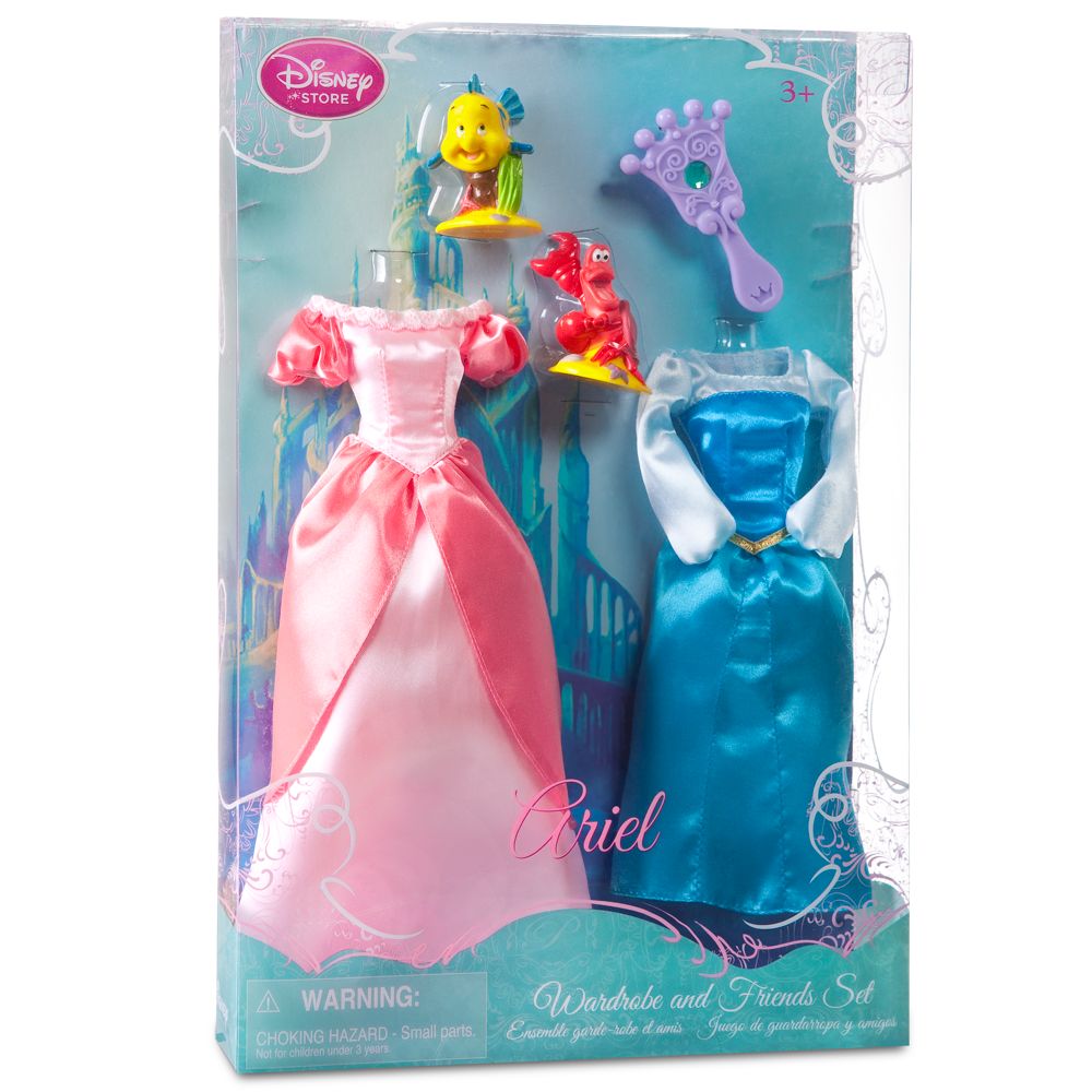 Princess Ariel Doll Wardrobe and Friends Set -- 5-Pc.