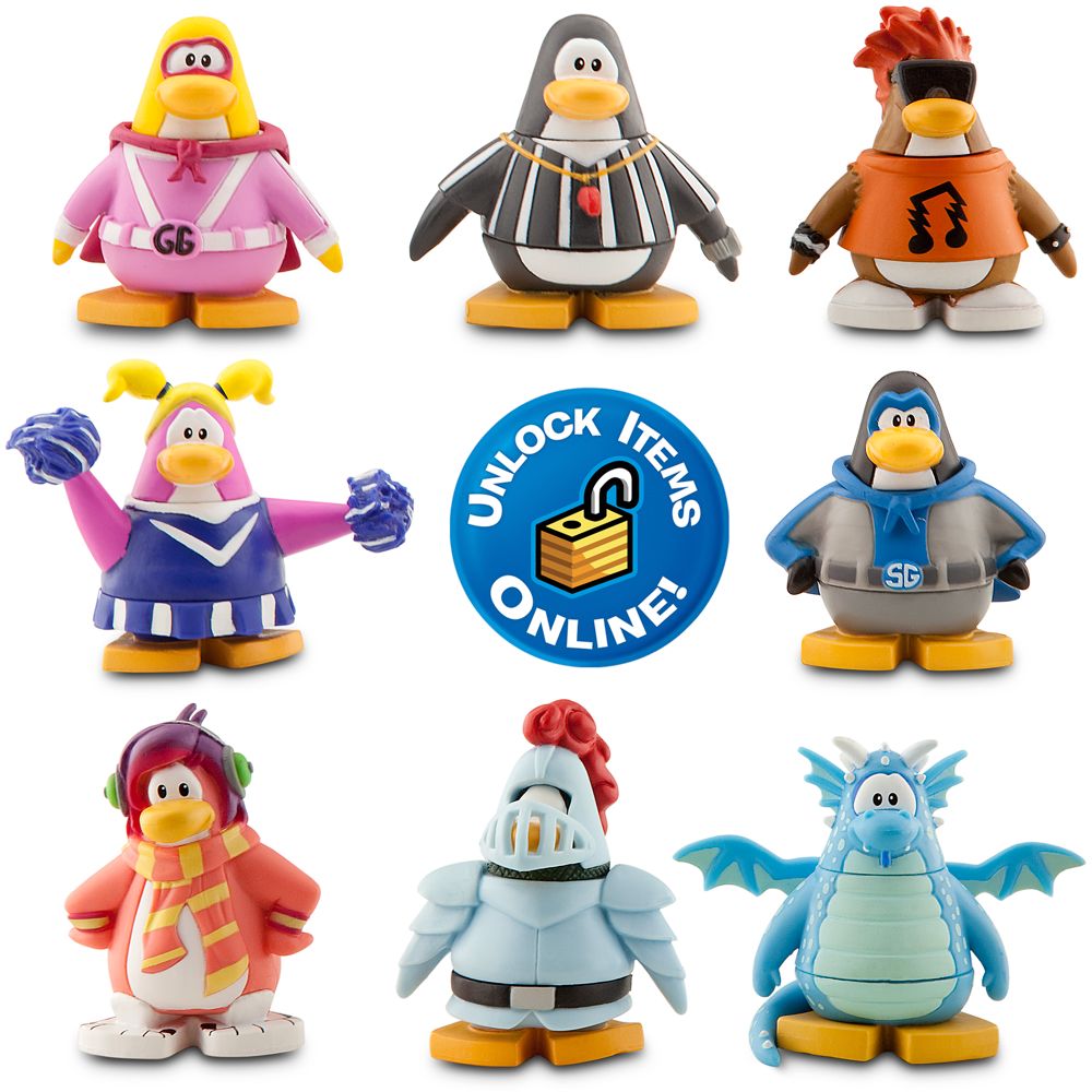 Club Penguin 8 Pack Assortment - 2'' Mix 'N Match Figures