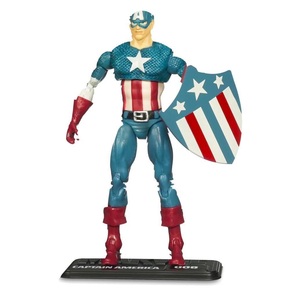 Marvel Universe Captain America Action Figure -- 4'' H