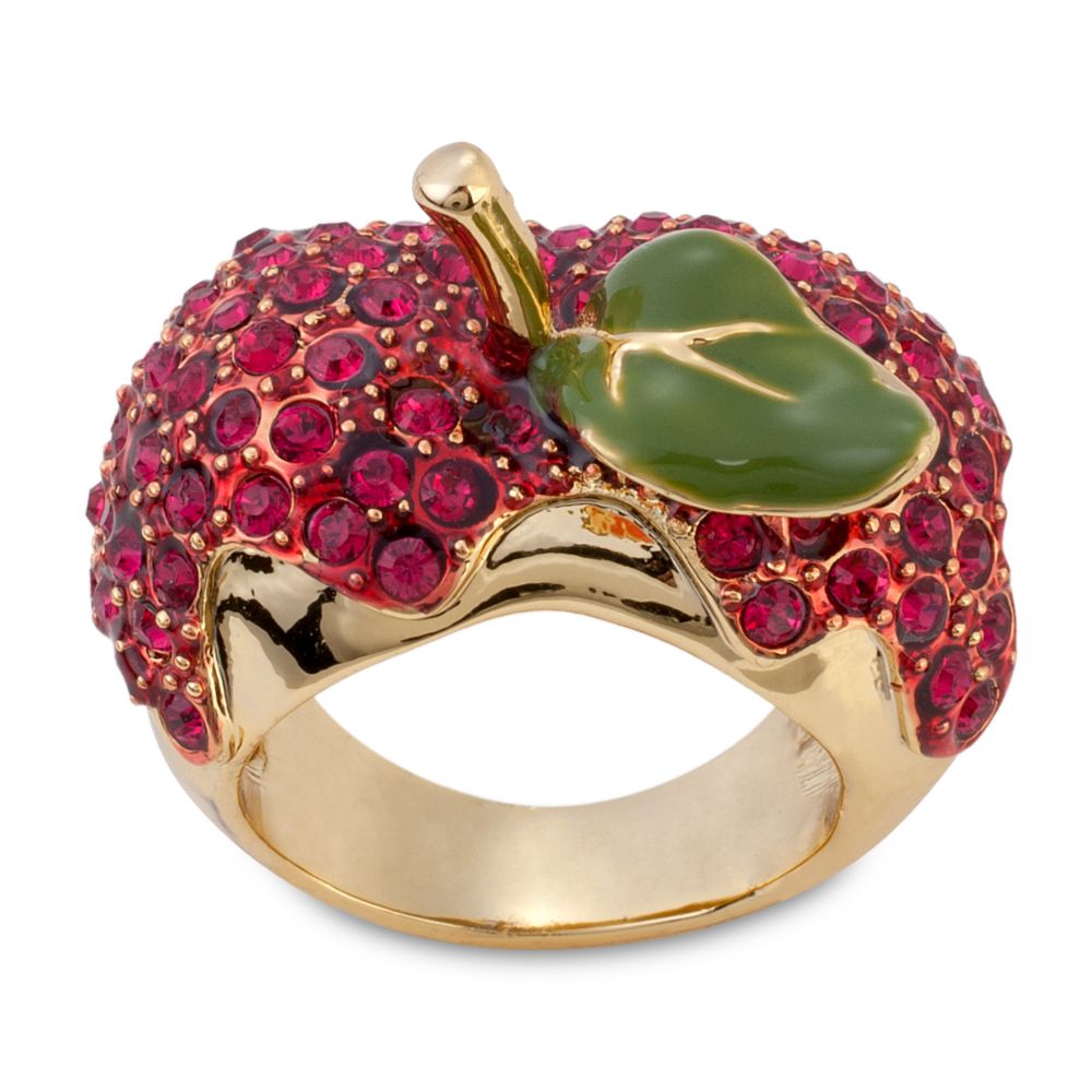 Disney Villains Red Crystal Poisoned Apple Snow White Ring by Disney Couture