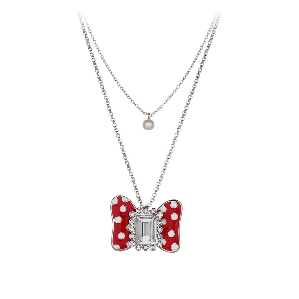 Minnie Mouse Bow Necklace for Women by Disney Couture
