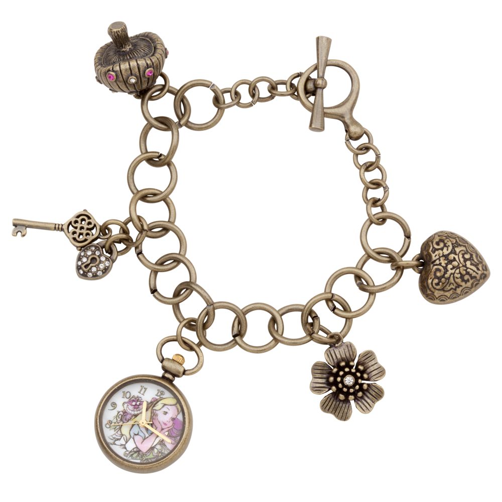 Alice in Wonderland Charm Bracelet Watch