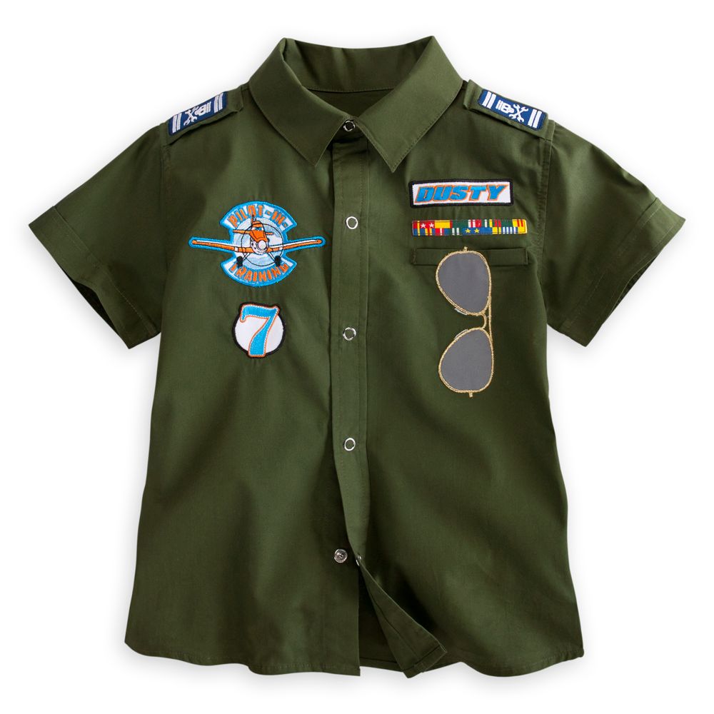 Dusty Woven Shirt for Boys - Planes