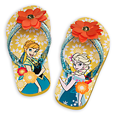 Anna and Elsa Flip Flops for Kids