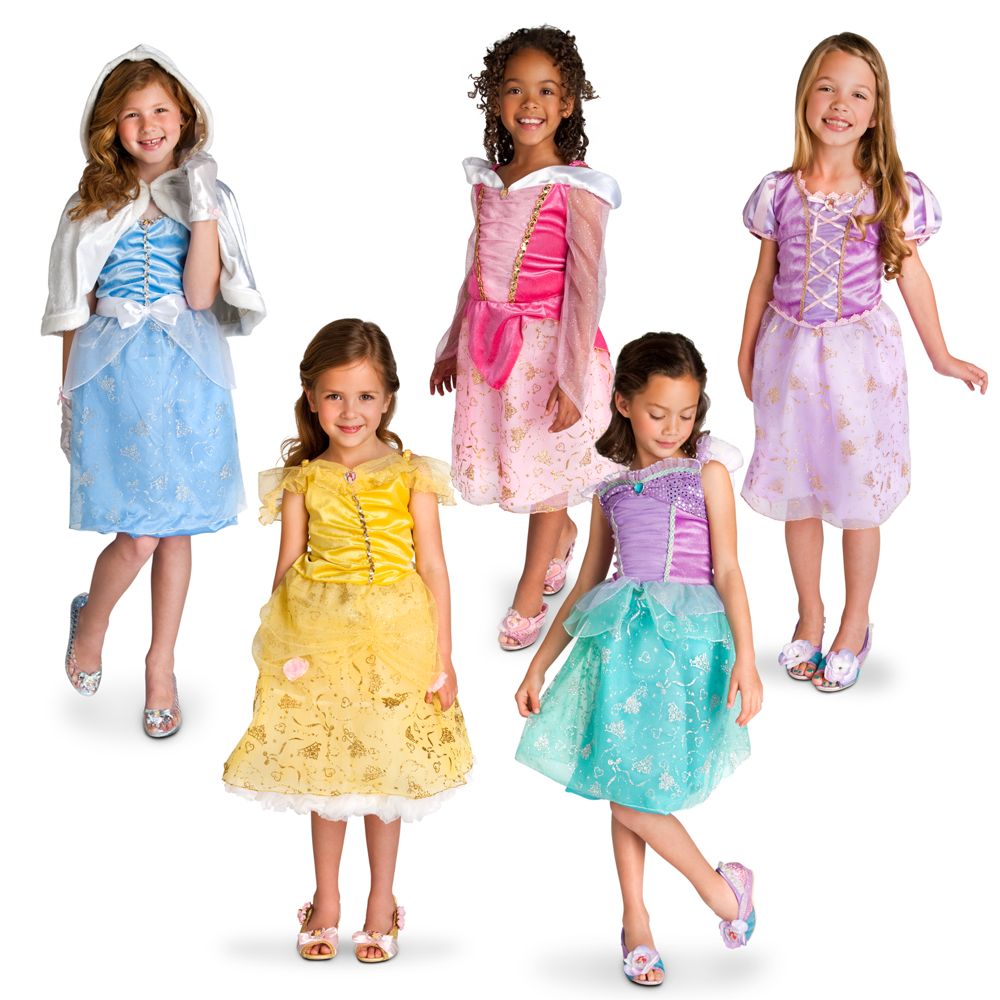 Enchanting Disney Princess Costume Wardrobe Set for Girls -- 12-Pc.