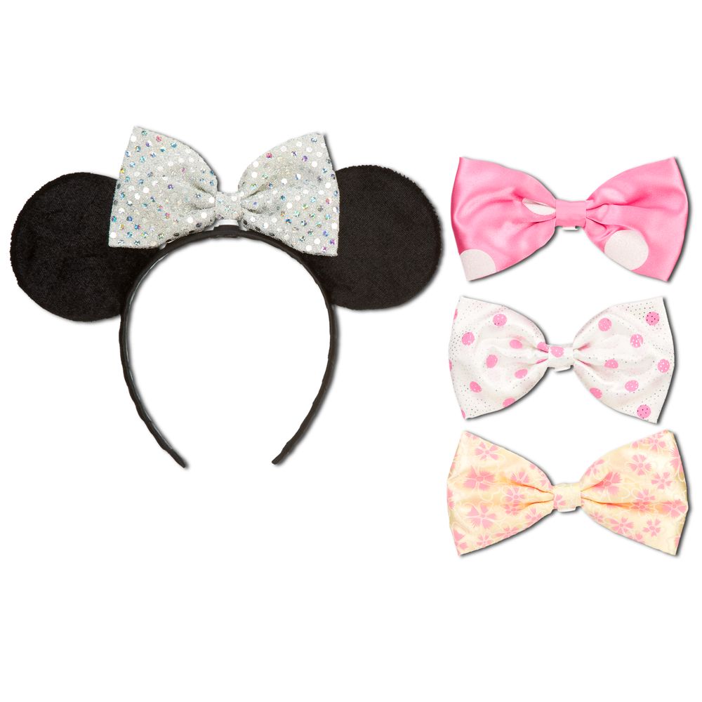 Minnie Mouse Ears Headband and Bow Set -- 5-Pc.