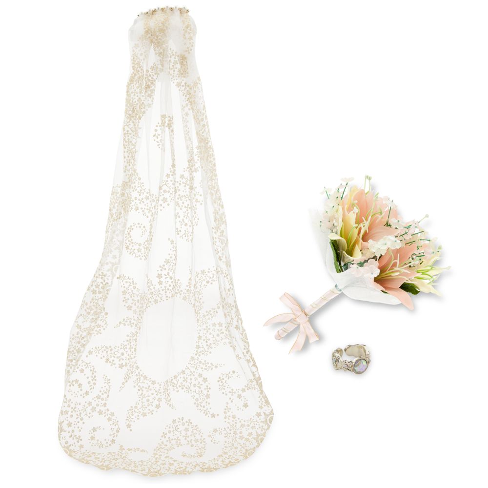 Rapunzel White Wedding Accessory Set for Girls