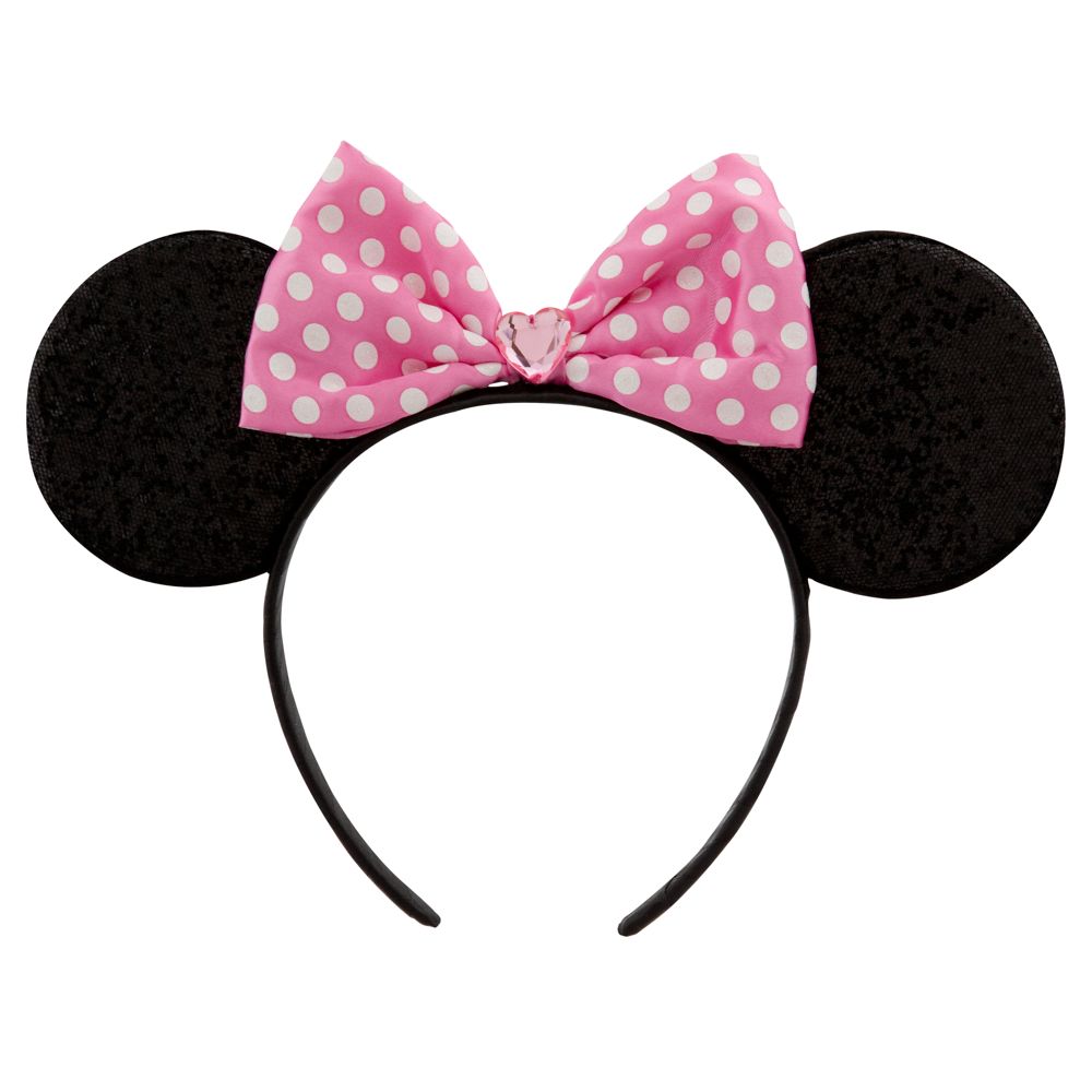 Pink Bow Minnie Mouse Ears Headband for Girls