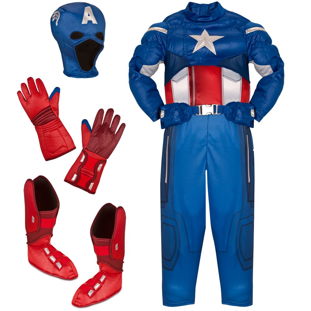 The Avengers Deluxe Captain America Costume for Boys