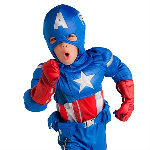 The Avengers Deluxe Captain America Costume for Boys
