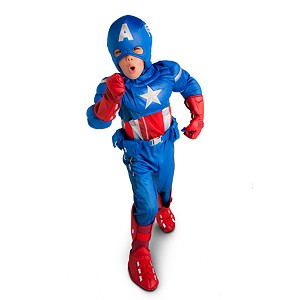 The Avengers Deluxe Captain America Costume for Boys
