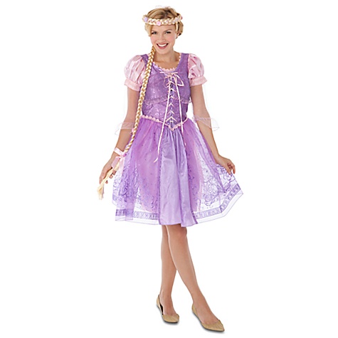 Adult Rapunzel 12 14 L Costume Dress 2011 Tangled NWT 